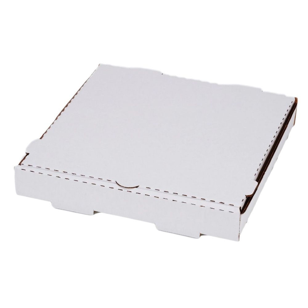 Southern Champion Tray Kraft / White Paper Corrugated Plain Pizza Box, 12 x 12 x 1.75 inch -- 50 per case