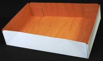 Southern Champion Tray White Paper Board Donut Bakery Box, 13.5 x 9.5 x 3 inch -- 250 per case