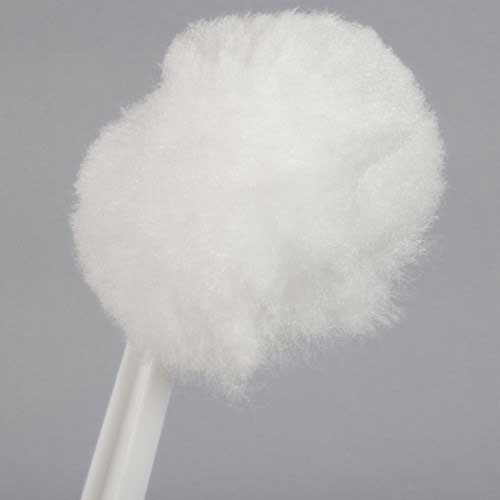 ACS Industries White Acrylic Yarn Puff Bowl Mop, 13 inch -- 100 per case