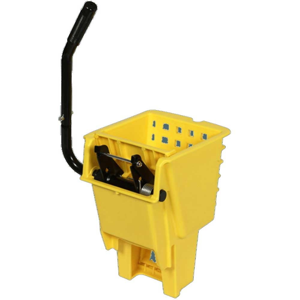 American Plastics Splash Guard Yellow Side-Press Wringer for 12 to 32 Ounce Mops