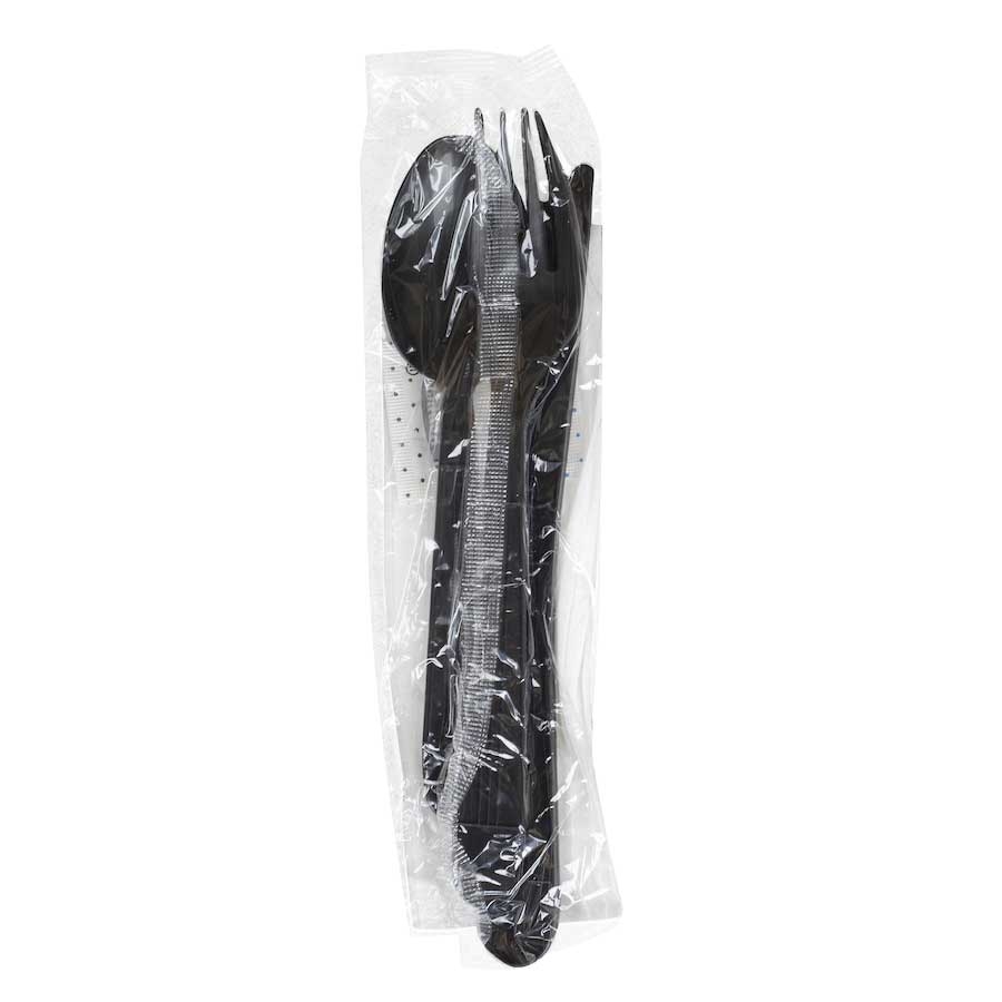 Prime Source Polypropylene Extra Heavy Weight Cutlery Kit -- 250 per case