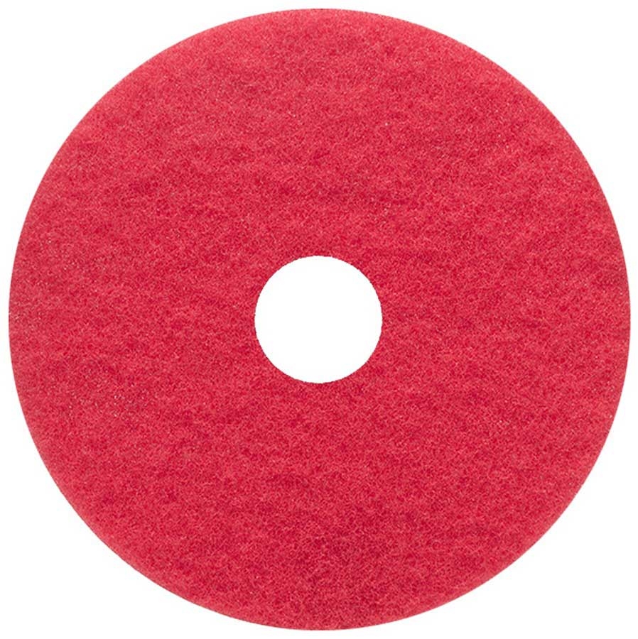 Prime Source Red Spray Buffing Pad, 20 inch -- 5 per case