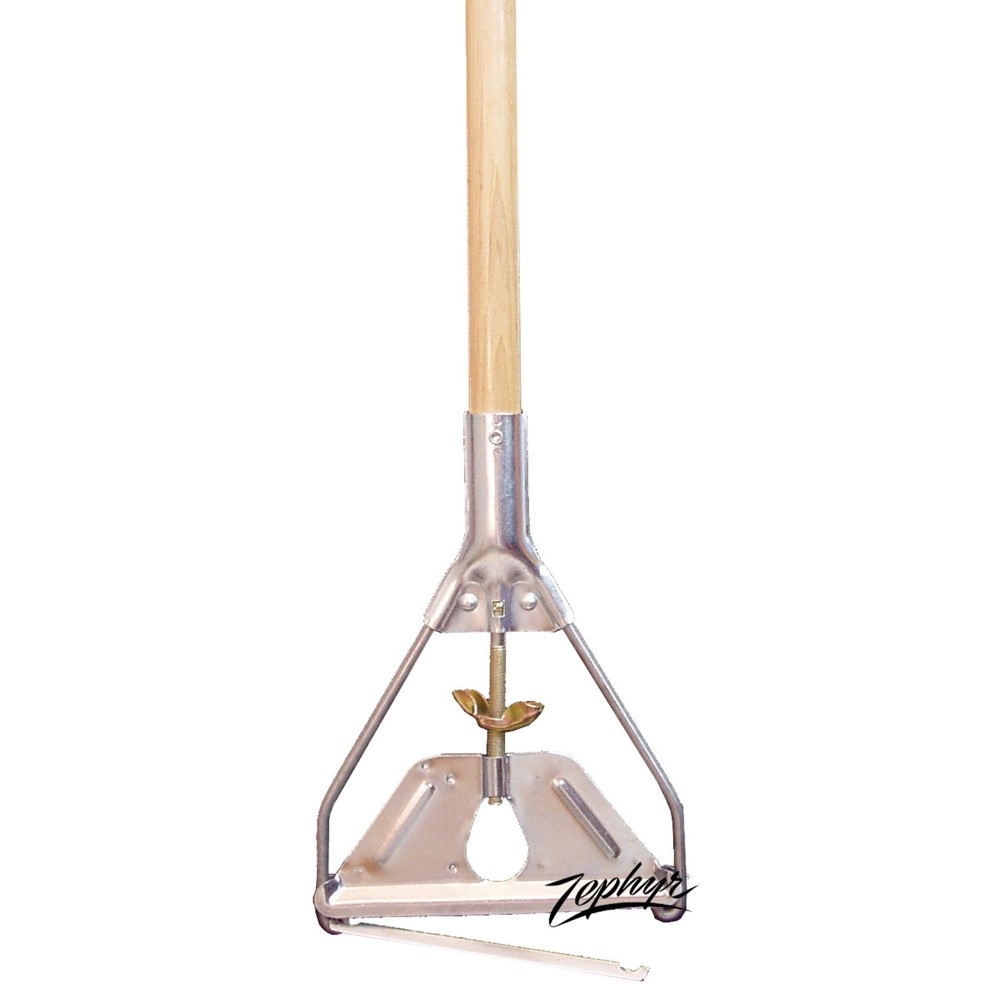 Zephyr Lacquered Wood Janitor Mopstick with Number 90 Lacquered Handle, 63 inch -- 6 per case