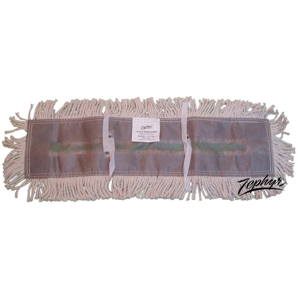 Zephyr Cotton Yarn Dust Mop Head, 5 x 24 inch