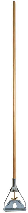 Janico Brown Wood Mop Handle with Metal Wing Nut, 60 inch