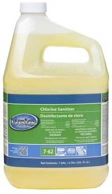 P and G Luster Professional Chlorine Concentrate Sanitizer Liquid, 1 Gallon -- 2 per case