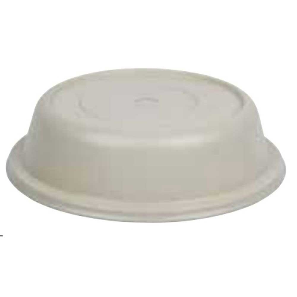 Cambro Versa Round Ivory No Hole Plate Camcover, 8 1/4 inch Inside Diameter -- 12 per case