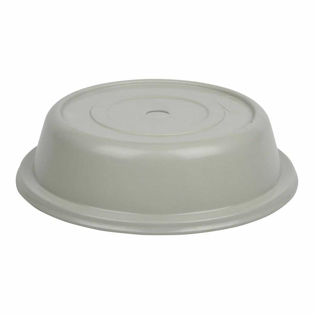 Cambro Versa Round Antique Parchment No Hole Plate Camcover, 8 1/4 inch Inside Diameter -- 12 per case