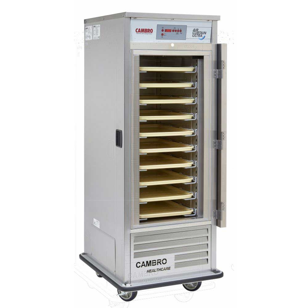 Cambro Stainless Steel Right Sliding Door Air Curtain Ultra, 32 x 37 1/2 x 78 3/4 inch