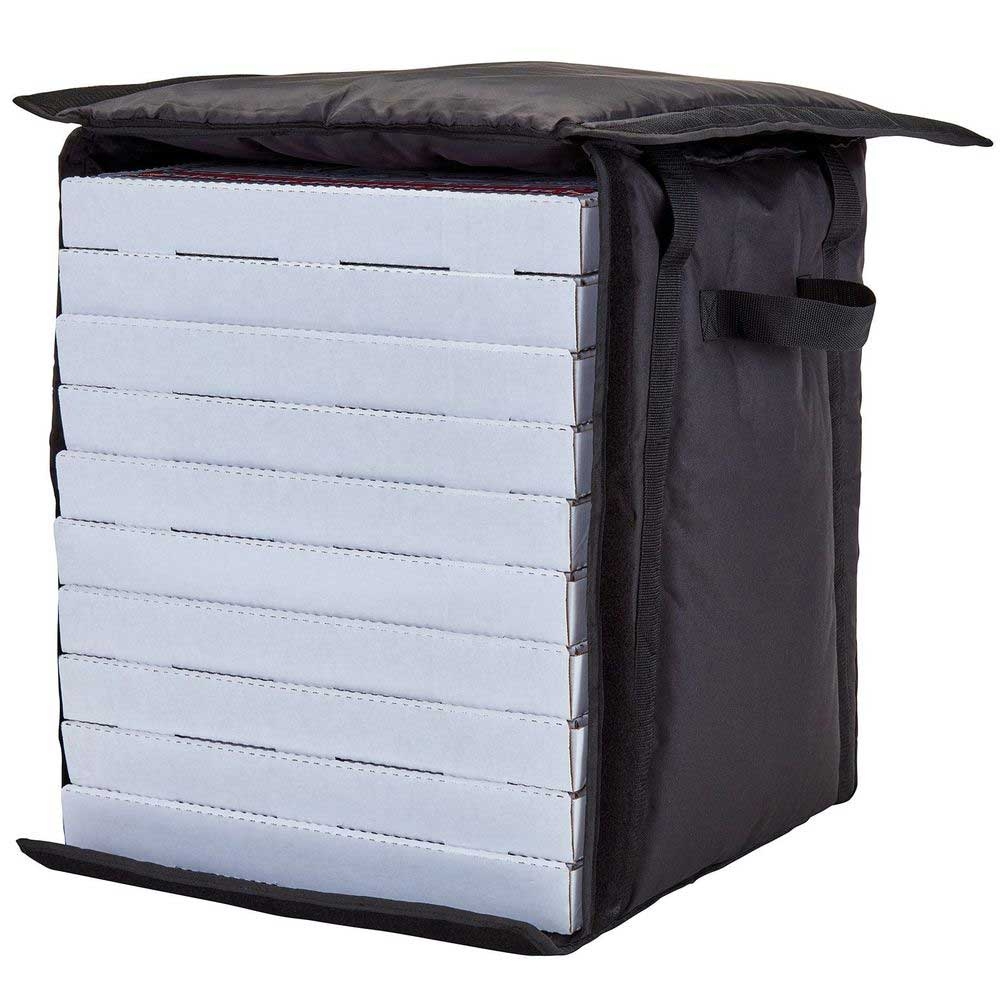 Cambro Black Insulated Premium Pizza Delivery GoBag, 18 1/2 x 19 x 23 inch