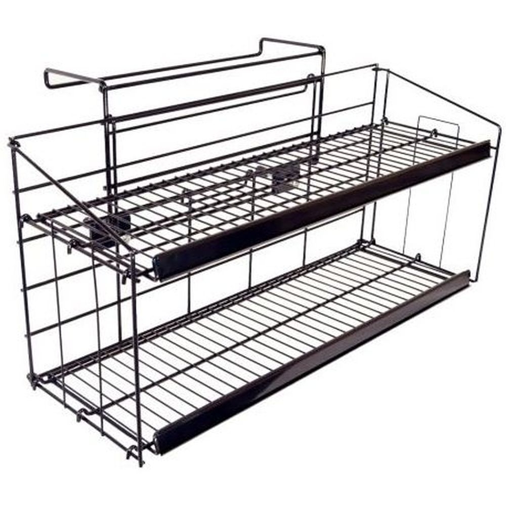 Mobile Merchandisers 2-Shelf Cooler Mount Display, 33 x 15 3/4 x 11 3/4 inch