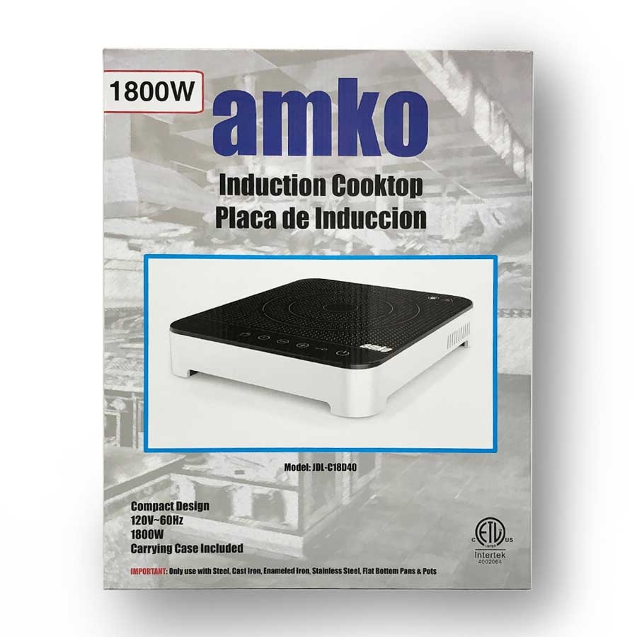 Amko 120 Volt Induction Range, 1800 Watts