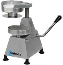 Univex Manual 6 inch Dia Patty Press