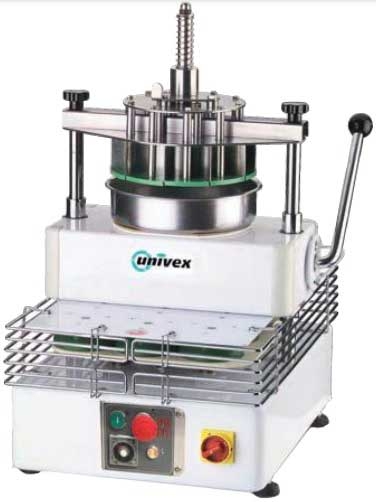 Univex Semi Automatic 11.3 to 22.9 Ounce Dough Divider/Rounder with 11 Portion Cutting Head