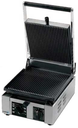 Univex Single Wide 120 Volt Ribbed Panini Press