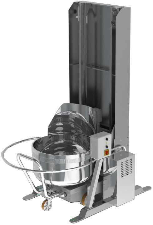 Univex Spiral Bowl Lifter, 54.7 inch Height