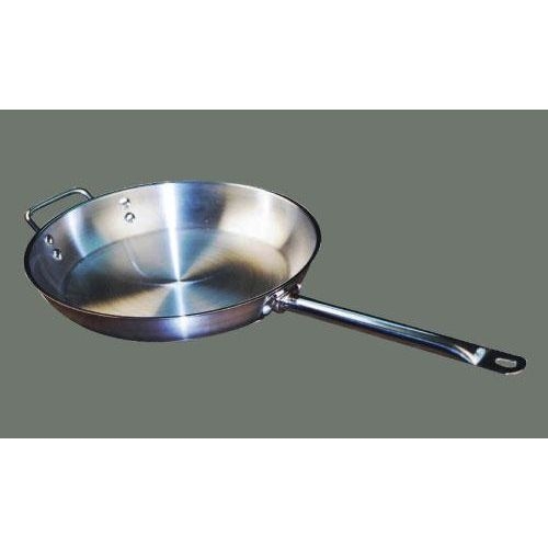 Winco Stainless Steel Brazier with Cover, 15.7 x 5.9 inch -- 1 set.