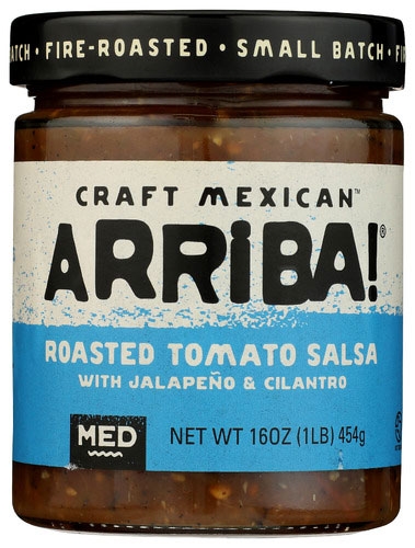 Arriba Roasted Tomato Salsa with Jalapeno and Cilantro, 16 Ounce -- 6 per case
