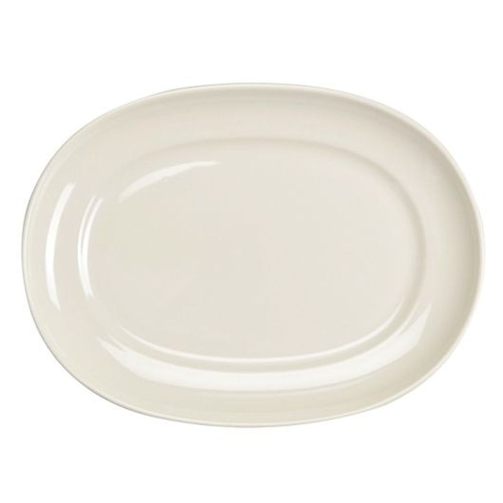 RE21 10 inch China Racetrack Oval Platter, 24 count