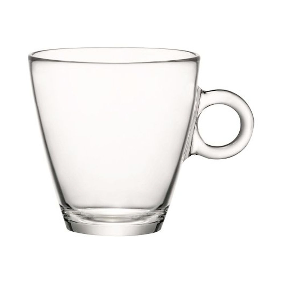 Hot Drinks Glass 10.75 Ounce Coffee/Tea Cup, 12 count