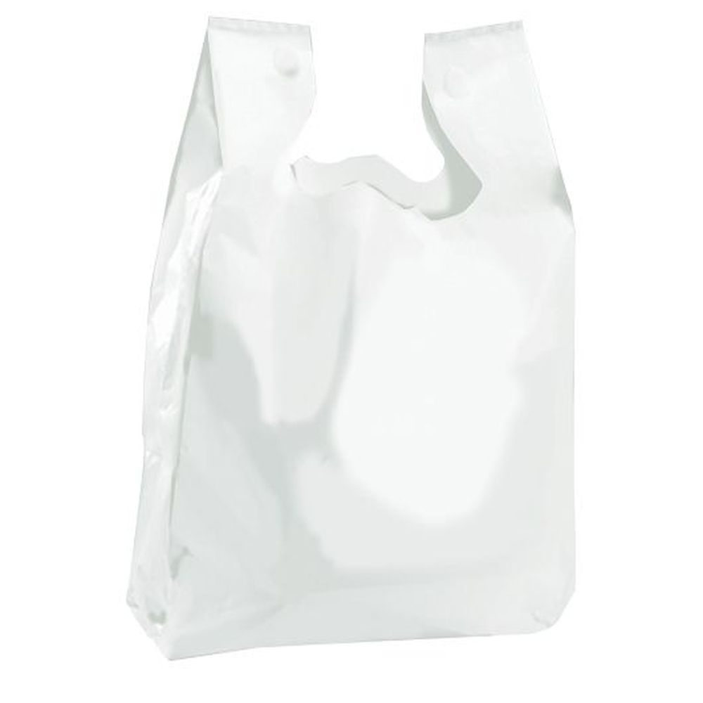 Square Bottom Unprinted T-Shirt Bag