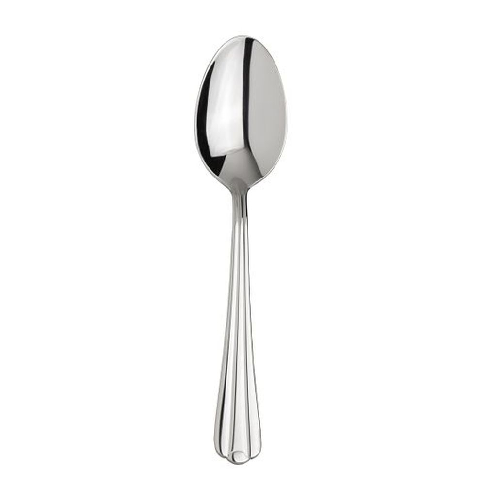 Monza 18/10 Stainless Steel 7 inch Oval Bowl Soup/Dessert Spoon, 12 count