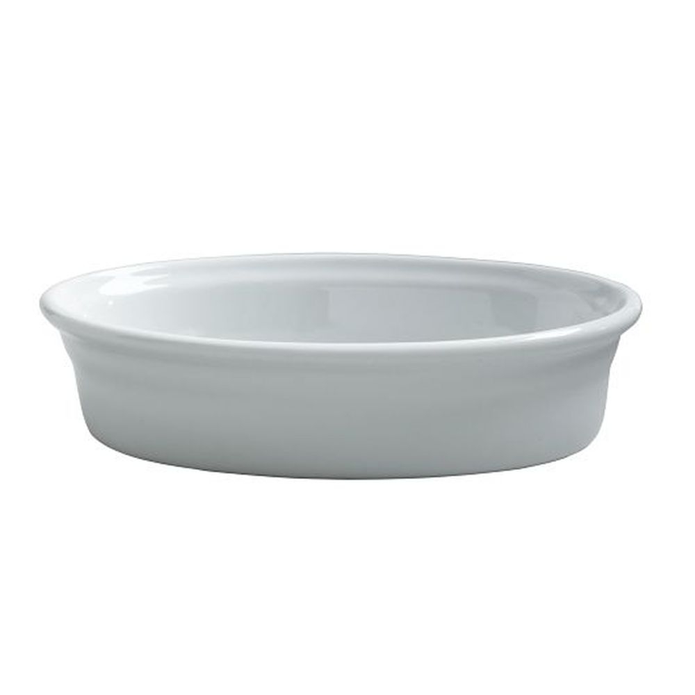 A La Carte Porcelain 8 Ounce Oval Baker, 12 count