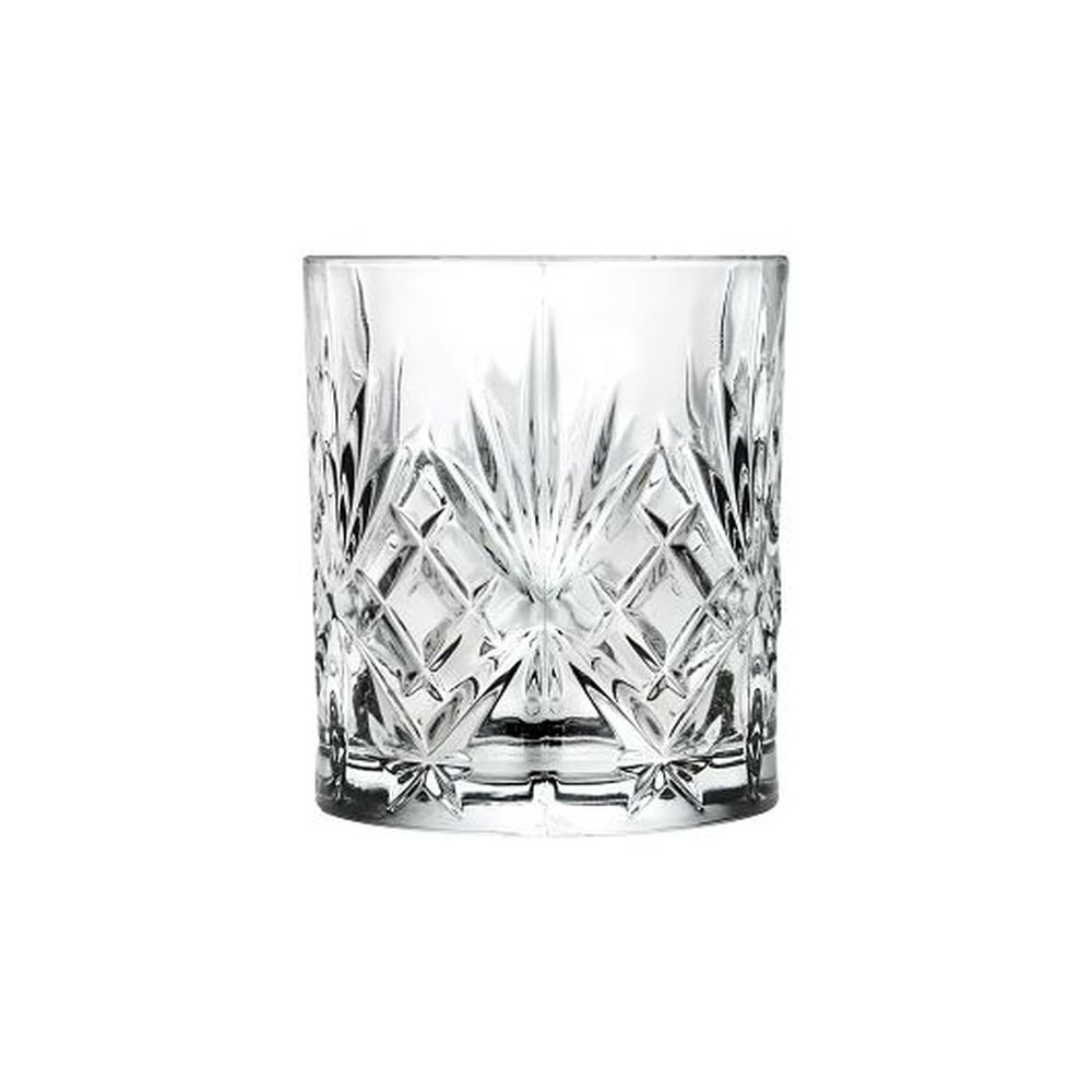 Melodia 11.5 Ounce Crystalline Double Old Fashioned Glass, 12 count