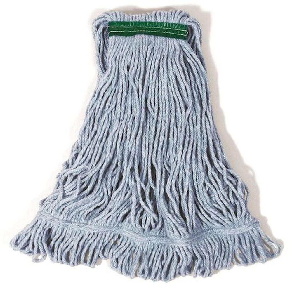 Super Stitch Blue Medium Blend Wet Mop with 1 inch Head Band