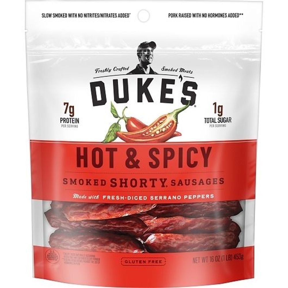 Hot and Spicy Smoked Shorty Sausages