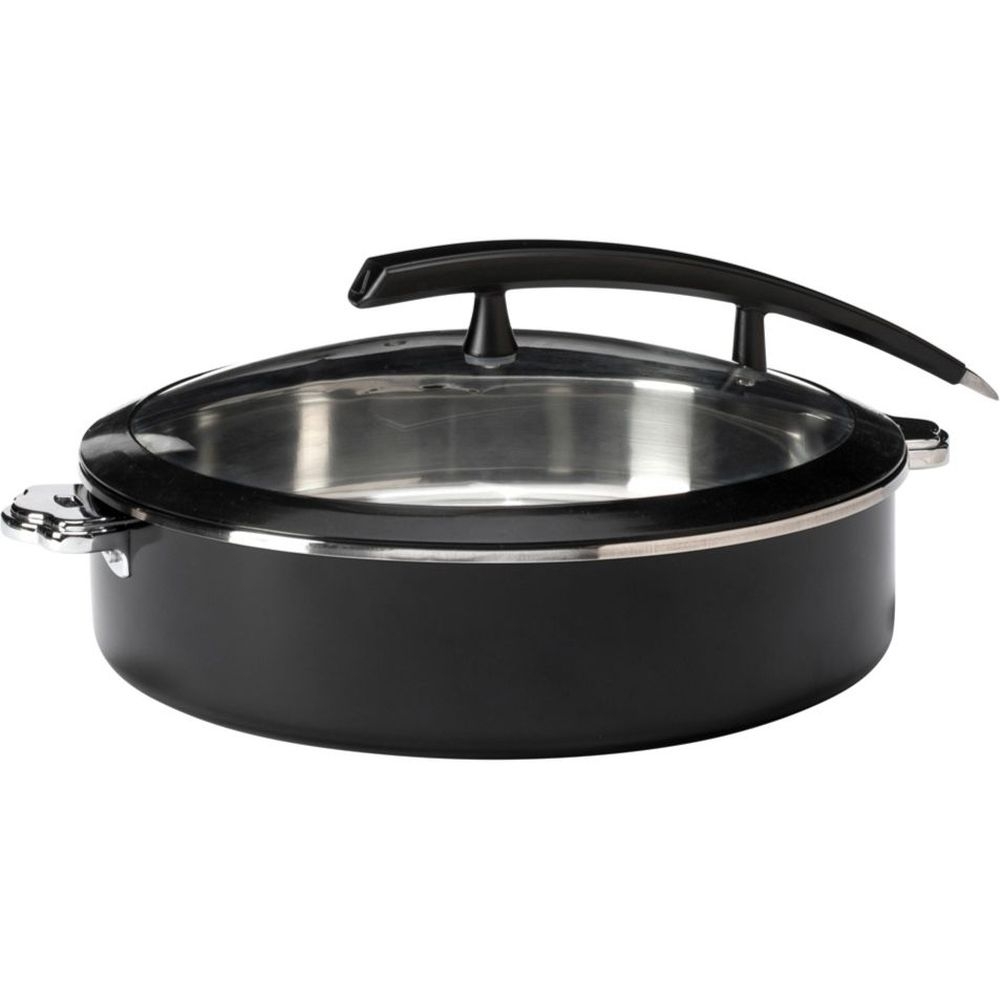 Rondeau Buffet Server Round Black Pot with Food Pan