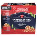 Sanpellegrino Aranciata Rossa Sparkling Beverage, 11.15 Fluid Ounce -- 24 per case
