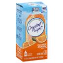 Crystal Light On The Go Classic Orange Drink Mix, 0.13 Ounce - 10 per pack -- 12 packs per case.
