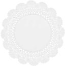 Brooklace White Cambridge Paper Doily, 4 inch -- 10000 per case.