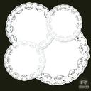 Royal Lace Doilie, 5 inch -- 10000 per case.