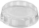 PartiPak Round PETE Special Occasion Wide Panel Flute Dome Lid Only, 16 inch -- 50 per case.