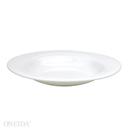 Oneida Bone China 40 Ounce Gemini Shape Pasta / Salad Plate 11.88 Inch - Gemini Undecorated Pattern -- 12 Per Case.