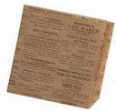 American Metalcraft Preformed Grease Resistant Natural Newspaper Fry Bag, 7 x 6 inch -- 250 per case
