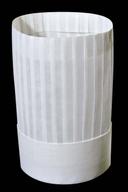 Cellucap Pleated Style Fully Formed Flat Pack Non Woven Chef Hat, 11 inch -- 100 per case.