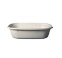 Kitch 24/7 White Rectangle Molded Fiber Bowl, 32 Ounce -- 200 per case