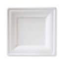 Responsible Products No-PFAS Added Square Compostable Molded Fiber Plate, 8 inch -- 500 per case