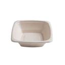 Responsible Products Square No-PFAS Added Compostable Molded Fiber Bowl, 16 Ounce Capacity -- 400 per case