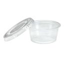 Responsible Products Lid for 2-5 Ounce Compostable Clear Portion Cups -- 1000 per case