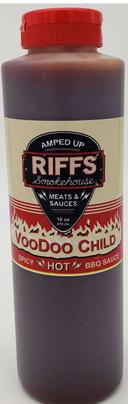 Riffs Smokehouse Voodoo Child BBQ Sauce, 16 Ounce -- 9 per case