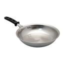 Vollrath 692108 Tribute 18 8 Stainless Steel Natural Finish 3-Ply Fry Pan with Silicone Handle, 8 inch