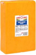 Land O Lakes Yellow Sharp Cheddar Cheese, 10 Pound.
