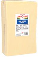 Land O Lakes White Sharp Cheddar Cheese, 10 Pound.