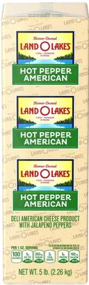 Land O Lakes Hot Pepper Deli American Cheese Product, 5 Pound