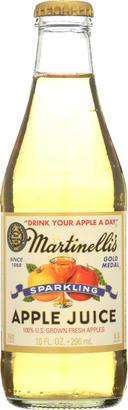 Martinelli Apple Sparkling Juice, 10 Fluid Ounce -- 12 per case