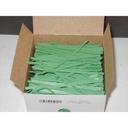 Bedford Green Twist Tie Paper with Single Wire, 4 x 3/16 inch -- 2000 per case.